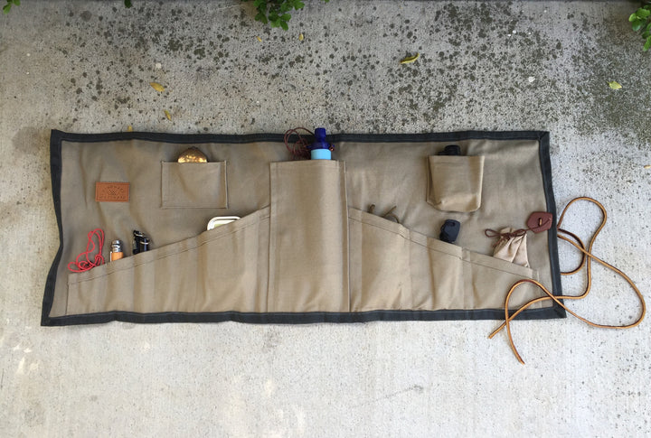 Waxed Canvas Survival Kit