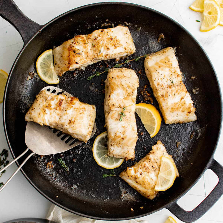Cast Iron White Sea Bass
