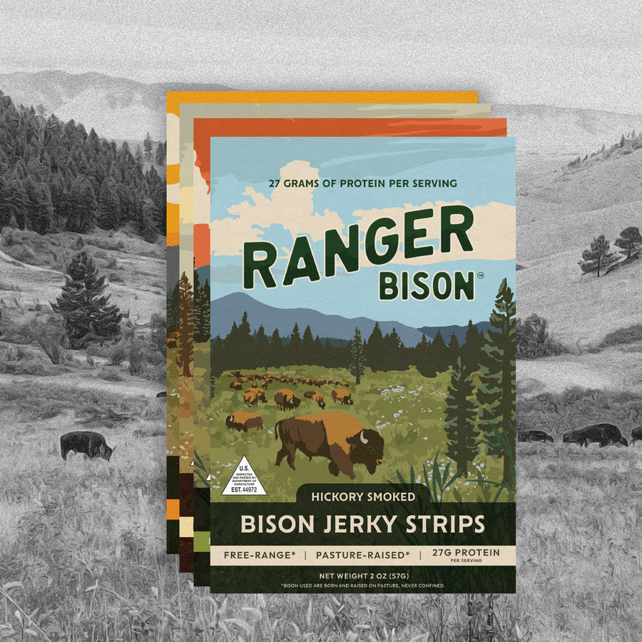 Ranger Bison Jerky | Sampler Pack